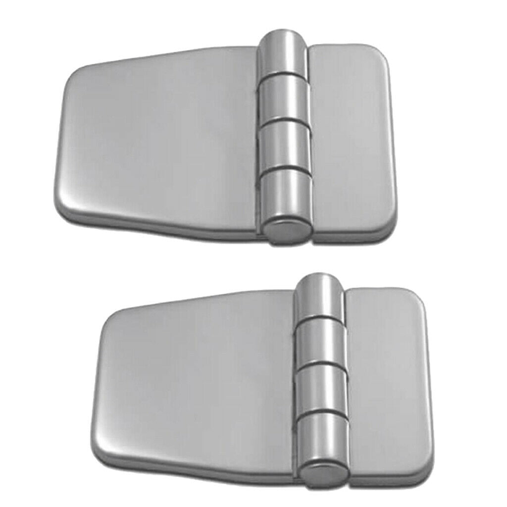 2pcs 304 Marine Grade Stainless Steel Boat Cabin Hatch Door Hinge with Cover