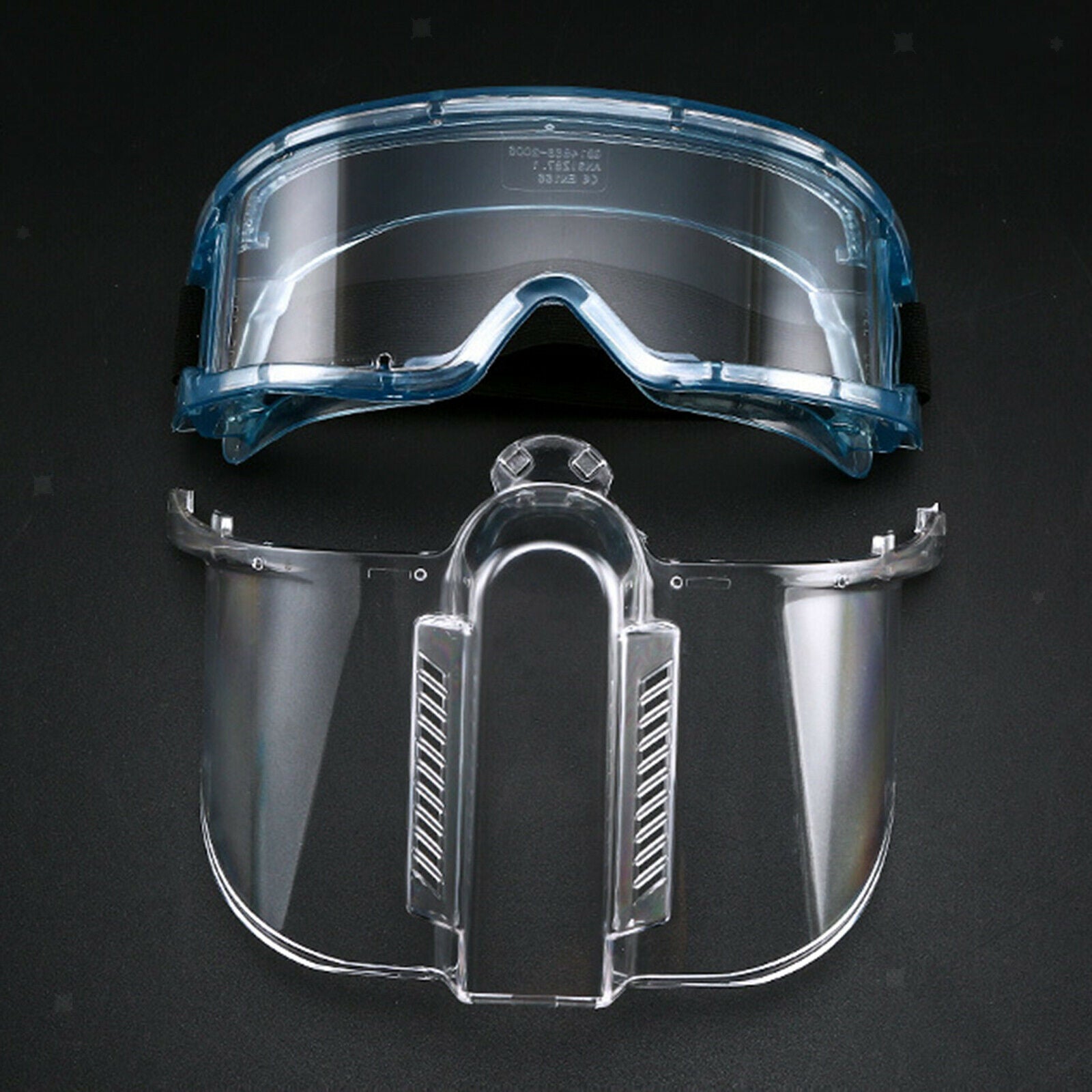 Goggles Face Shield Anti-Scratch Welding Work Visor Full Face Cover Headgear