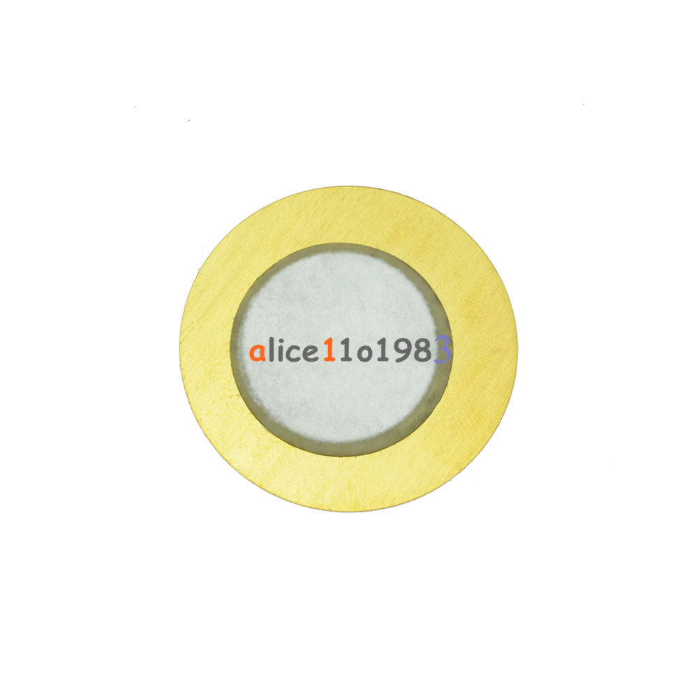 5PCS 35mm Piezo Elements buzzer Sounder Sensor Trigger Drum Disc+ copper