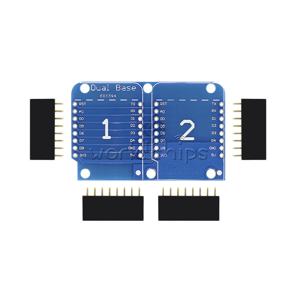 Dual Base Shield For Wemos D1 Mini IOT Blynk ESP8266 Arduino Node Mcu New