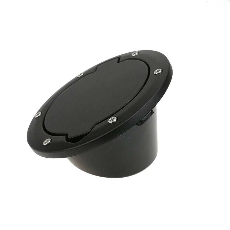 1pc Black Car Fuel Filler Door Cover Gas Tank Cap For Jeep Wrangler JK Unlimited