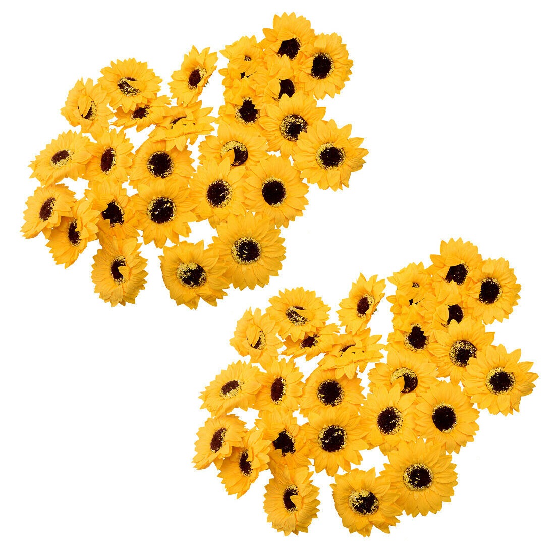 50pcs/pack Artificial Mini Sunflower Soap Flowers Wedding Party DIY Craft Decor