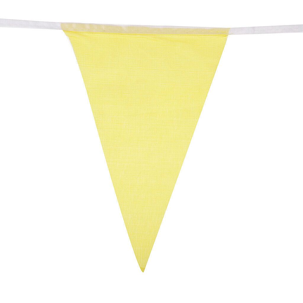 100Pcs Pennant Flag 18x28cm String Bunting Banner 38m For Xmas Party Decors