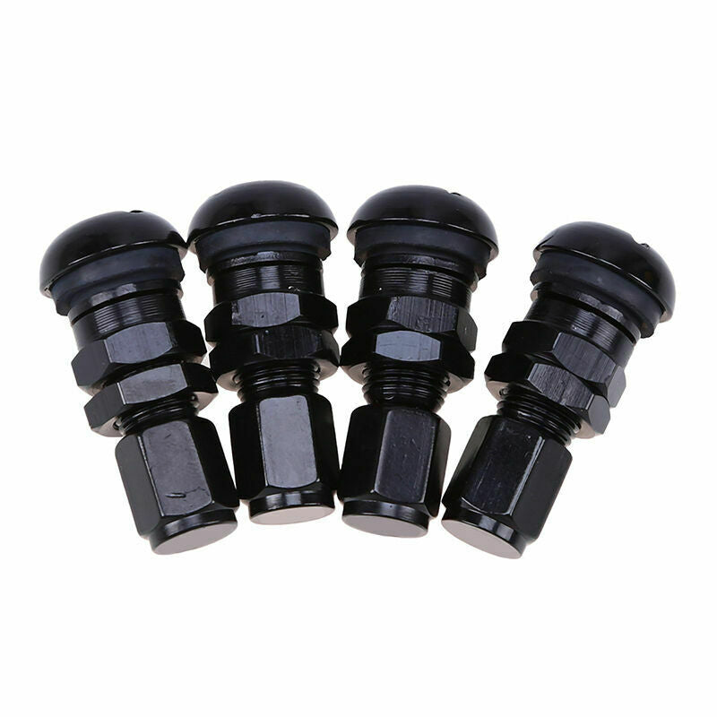 4X Car Wheel Tyre Tire Bolt-in Stem Valve Dust Caps Airtight Tubeless