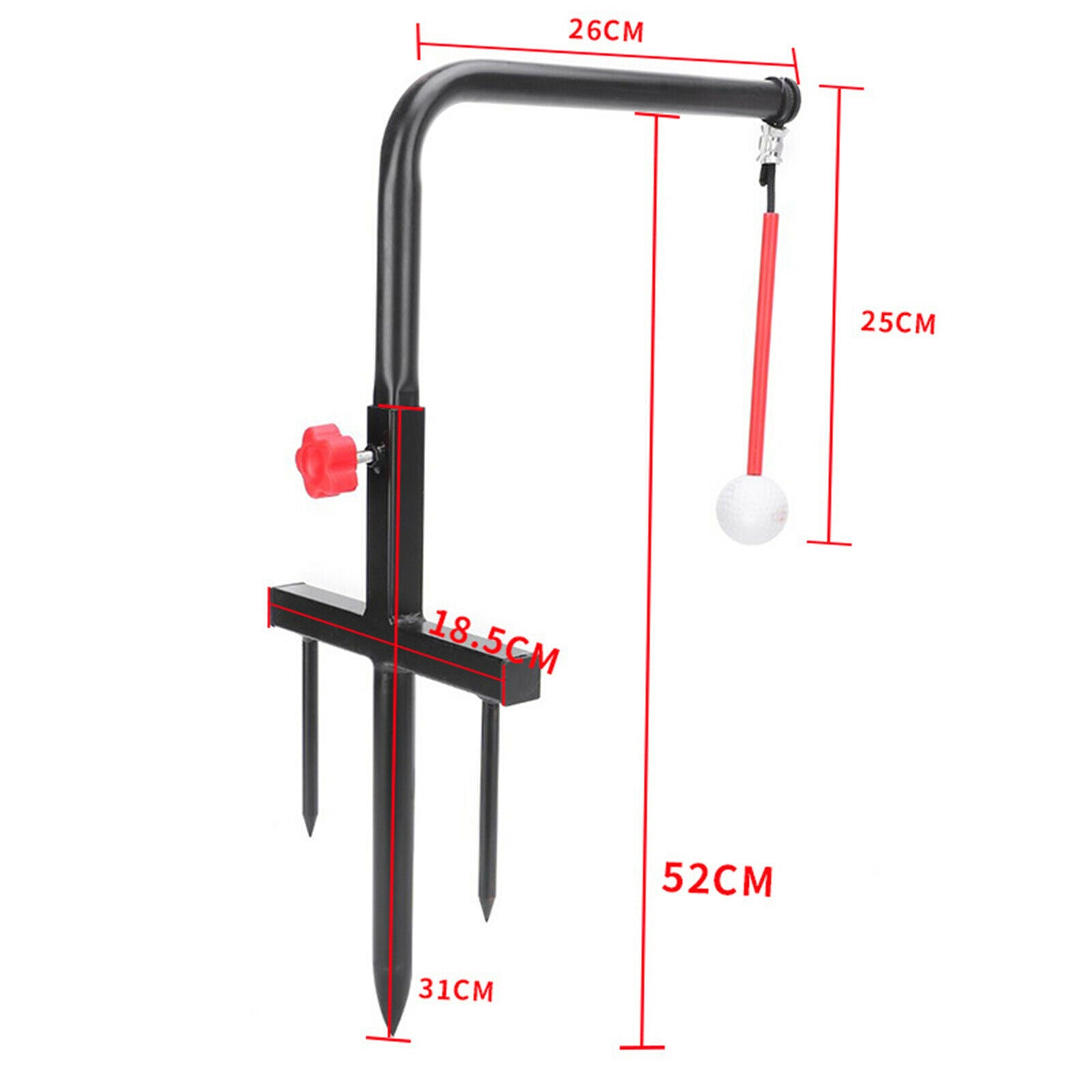 Golf Swing Ball Trainer Aid Device Golf Stick Improvement Practice Exercise