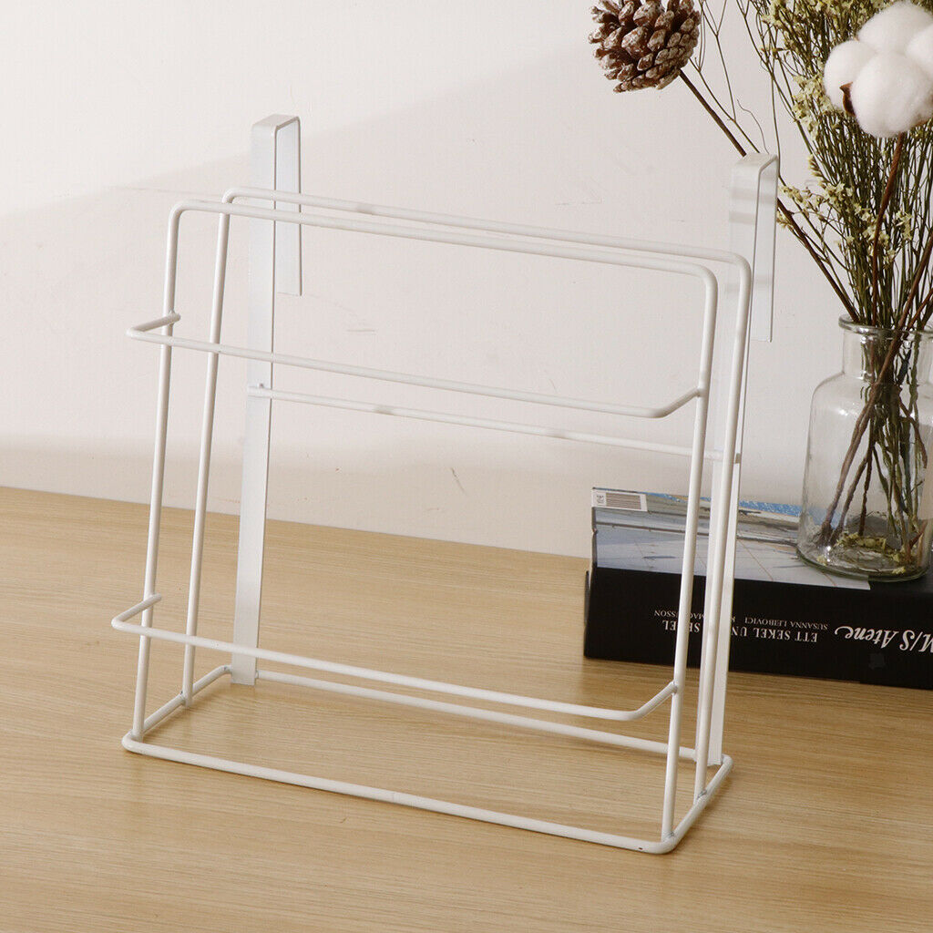 2pcs Metal Kitchen Storage Basket Hanging Container Dirty Cloth Hamper