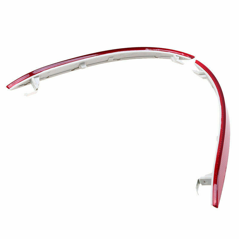 For BMW 5 Series E60 Sedan 2007-2009  Pair Rear Bumper Reflector Change Lens Red