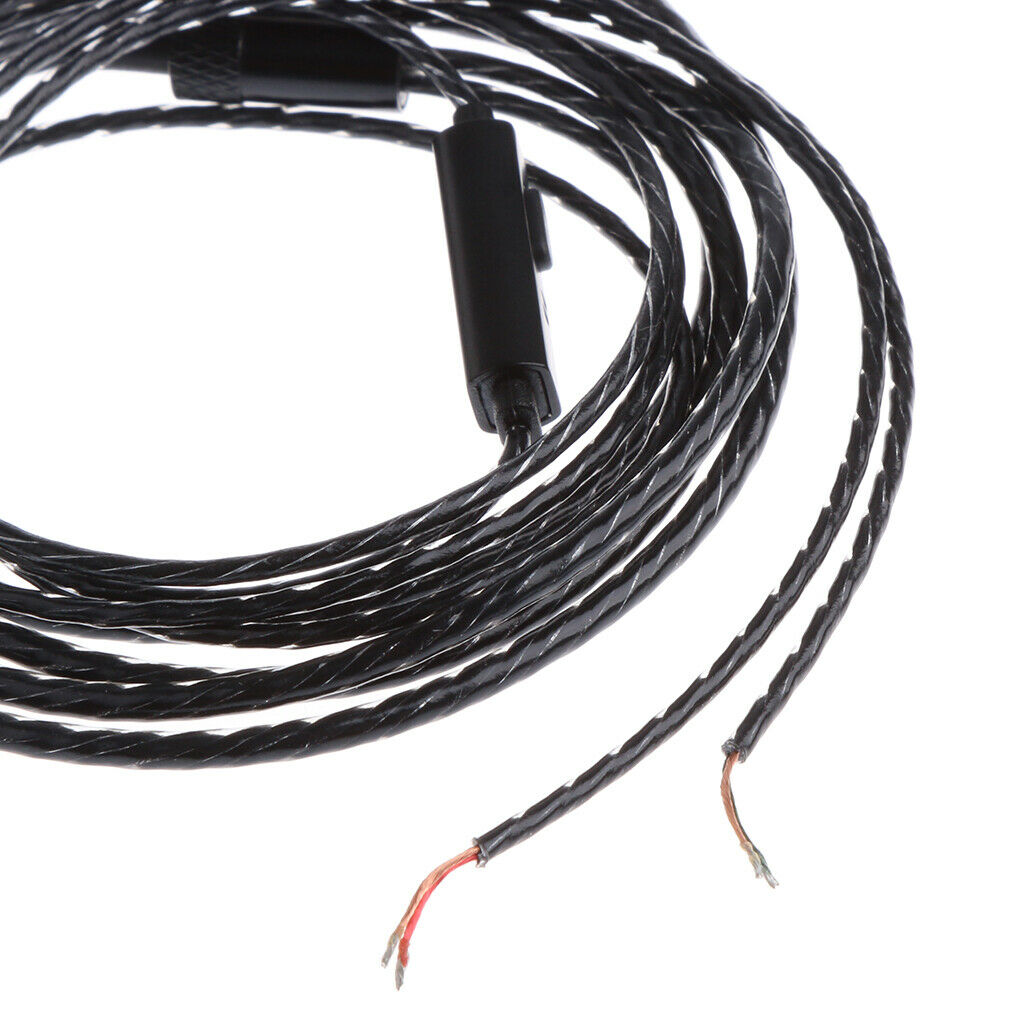 3.5mm Right Angle Audio Cable Cord with Microphone for Headphone Earphone