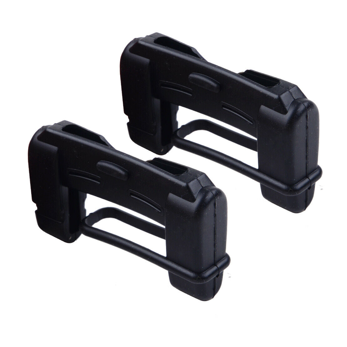 2x Car Seat Belt Adjuster Safety Buckle Anti-Scratch Protective Case Silicone An