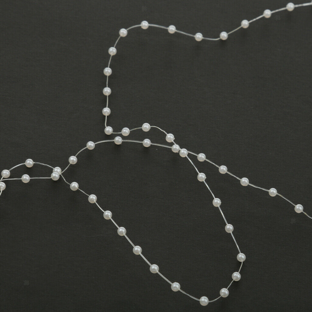 Fishing Line Pearls/Flower Chain Garland Chandelier Hanging Wedding Supplier