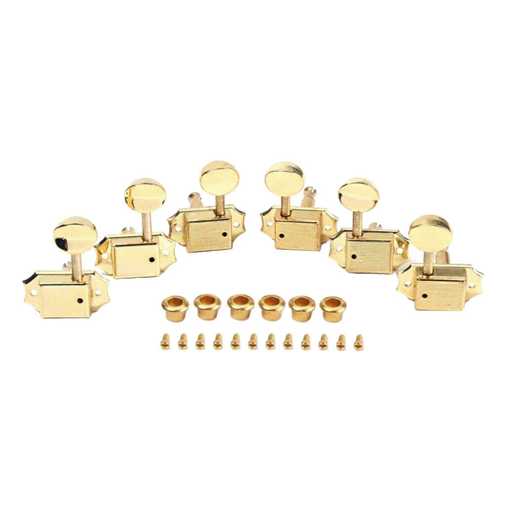6 Pcs 3R & 3LGuitar String Tuning Peg Tuner Machine Head