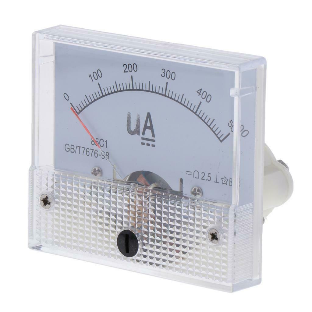 Accurate 85C1-uA Panel DC Ampere Tester Current Measuring Tools 0-500uA