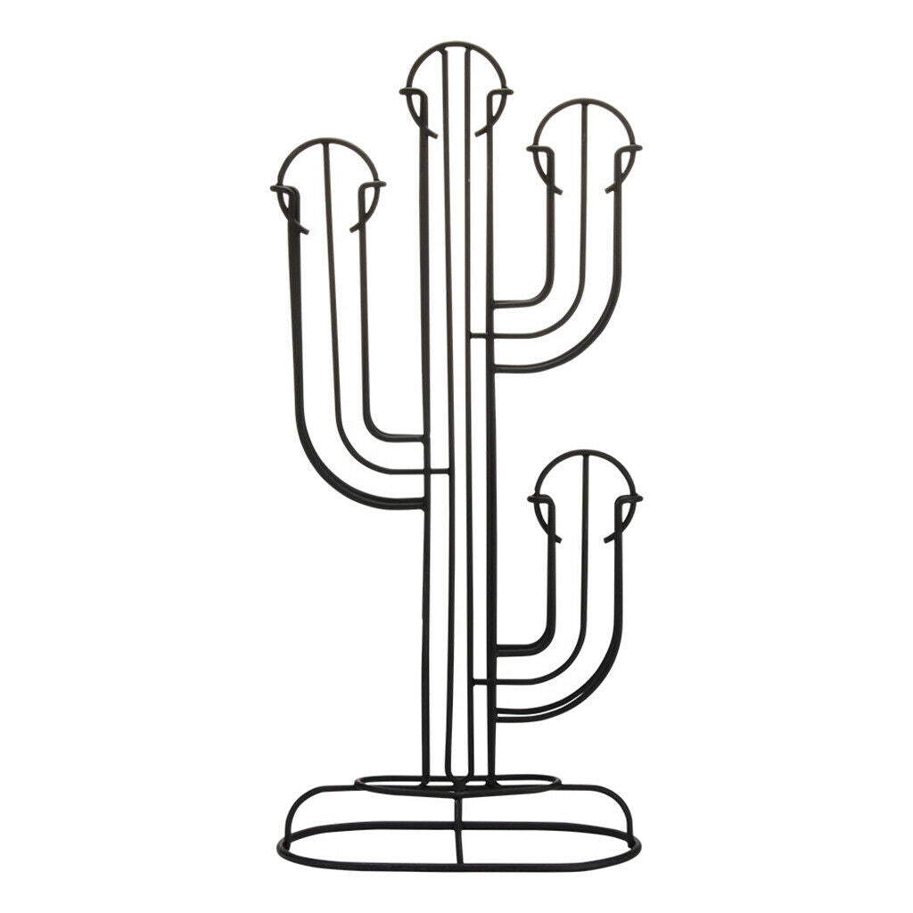 Cactus 40 Coffee Pod Wire Rack Stainless Steel Coffee Capsules Holder Stand