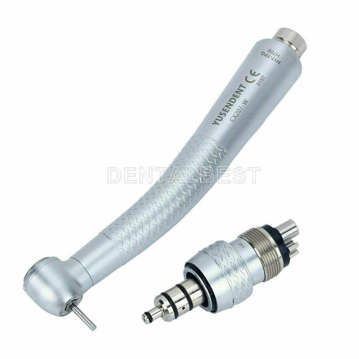 5PCS Dental COXO High Speed Handpiece Push Button Torque Head 3 Way Spray 68dB