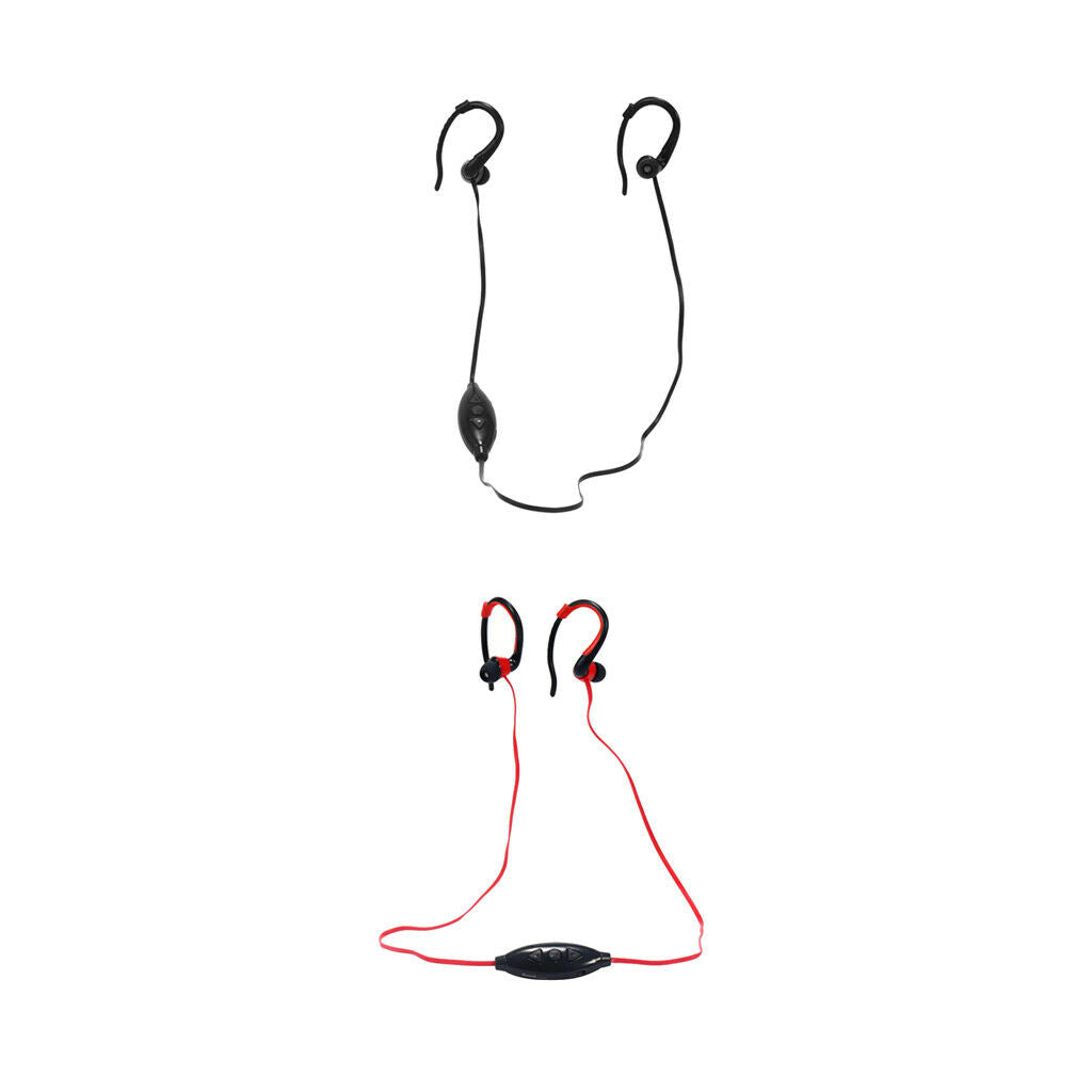 Bluetooth Stereo Sport Headset In-Ear Wireless Earphone Headphone Mic Black