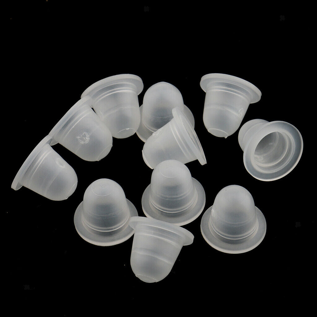100pcs Microblading Pigment Cup Caps Silicone Ink Holder Tattoo Supply Large