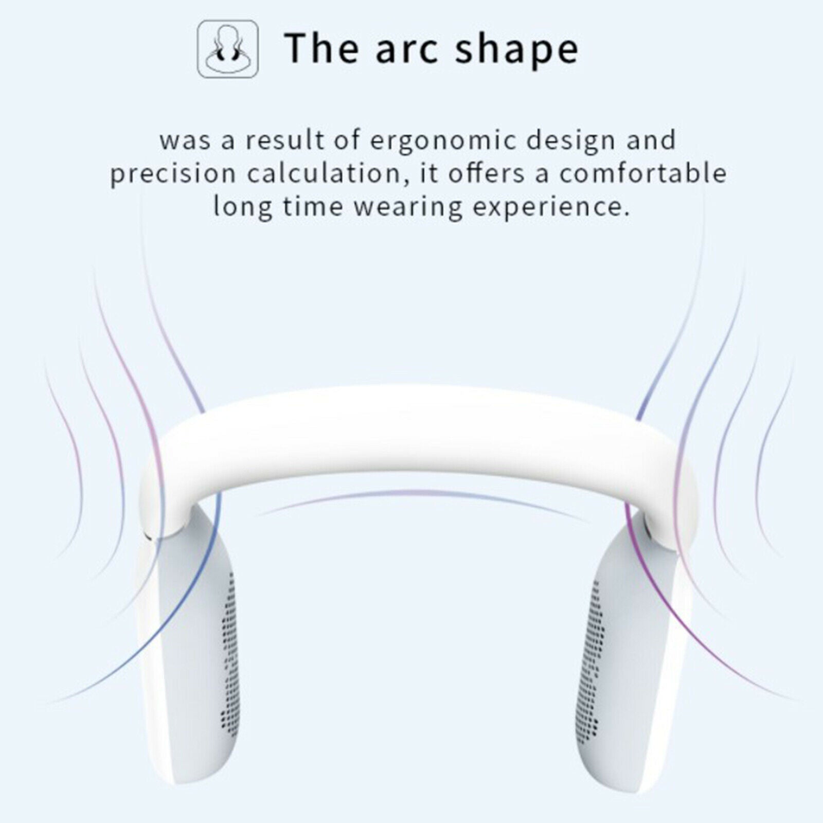 Neckband Bluetooth Speaker Wearable Over Neck Type-c Headset Earphone Hiking