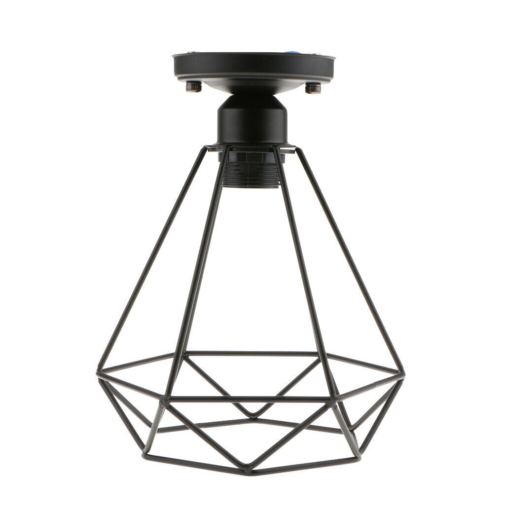 Pendant Light Covers Cage Fixture Lampshade For Kitchen Loft Bar Restaurant