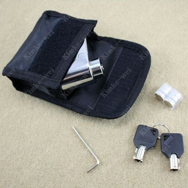 Steel Motorcycle Disc Safety Lock w/ Alarm Security