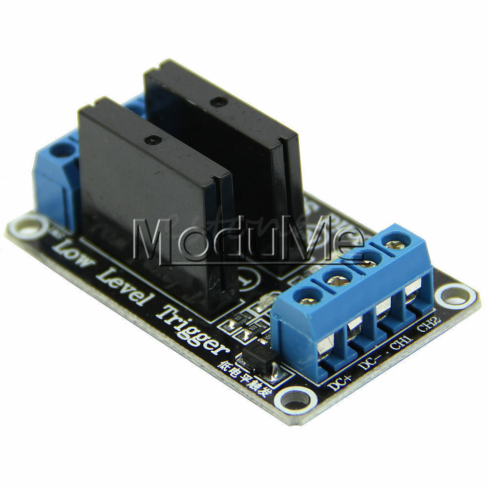5V 2Channel OMRON SSR G3MB-202P Solid State Relay Module with Resistive Fuse S49