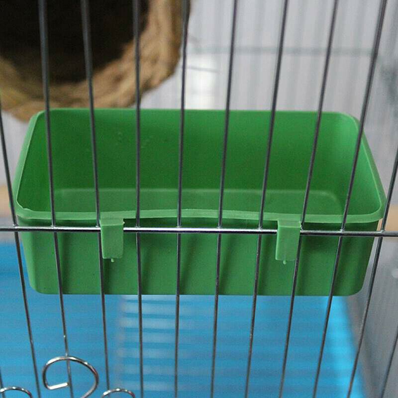 Small Plastic Bird Bath Tub Parrot Shower Bathtub Bird Food Bowl for Feed.l8