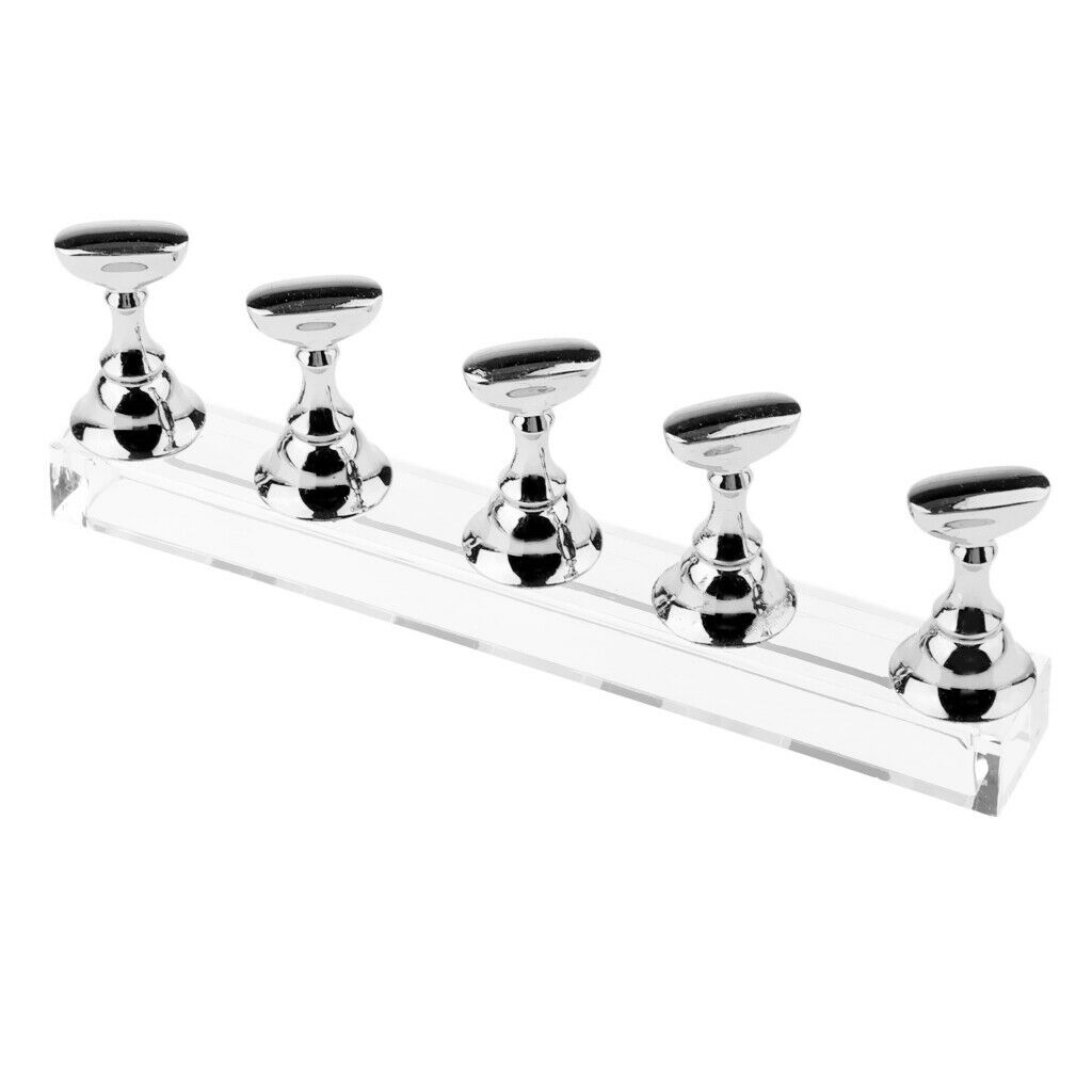 Top False Tips Display Stand Training Practice Holder Nail Art Accessories
