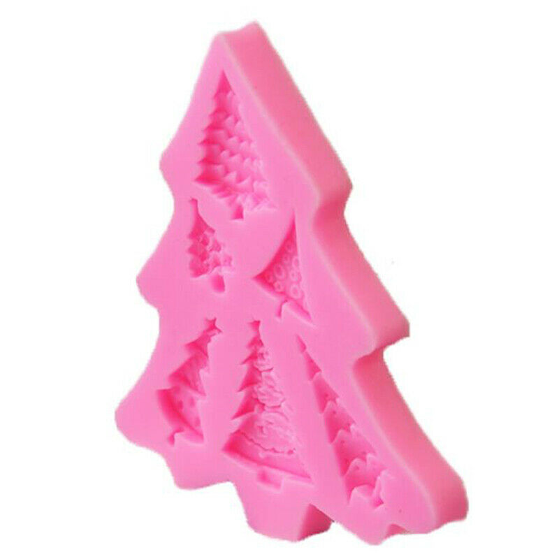 Christmas Tree Fondant Cake Silicone Mold Christmas Cake Chocolate Candy .l8