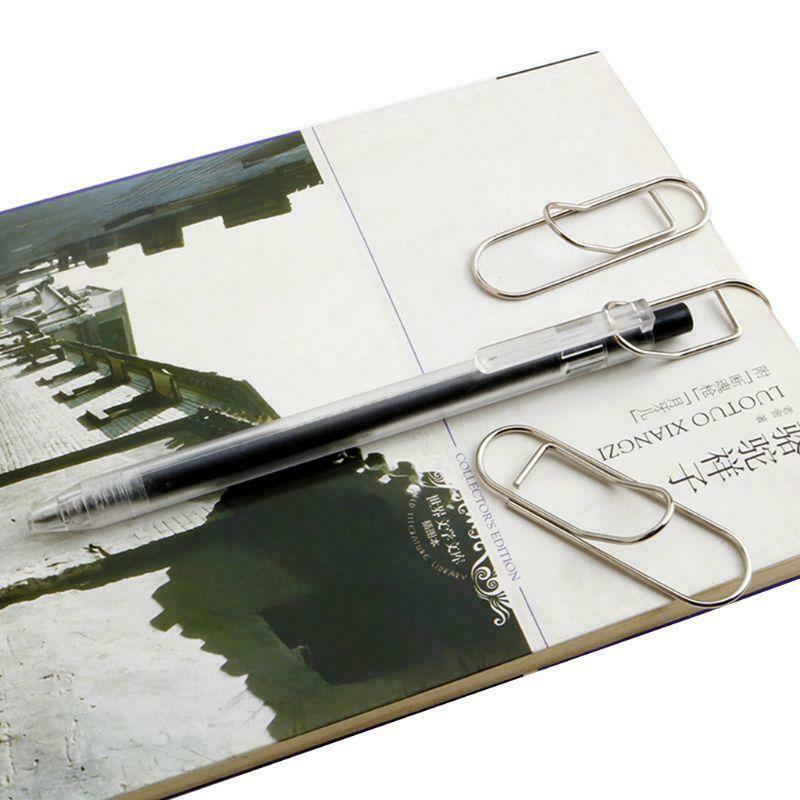 25Pcs Stainless Steel Pen Holder Clip for Notebook Journals Paper Office Supply