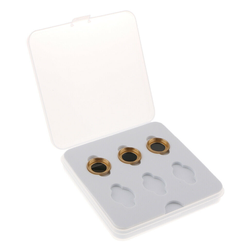 3Pack Neutral Density ND Lens Filters Set for DJI Mavic 2 Zoom ND4 ND8 ND16