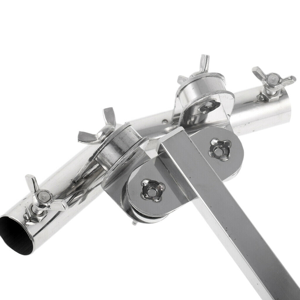 Adjustable Stainless Steel Fishing Rod Holder Stand Double Pole Support Rack