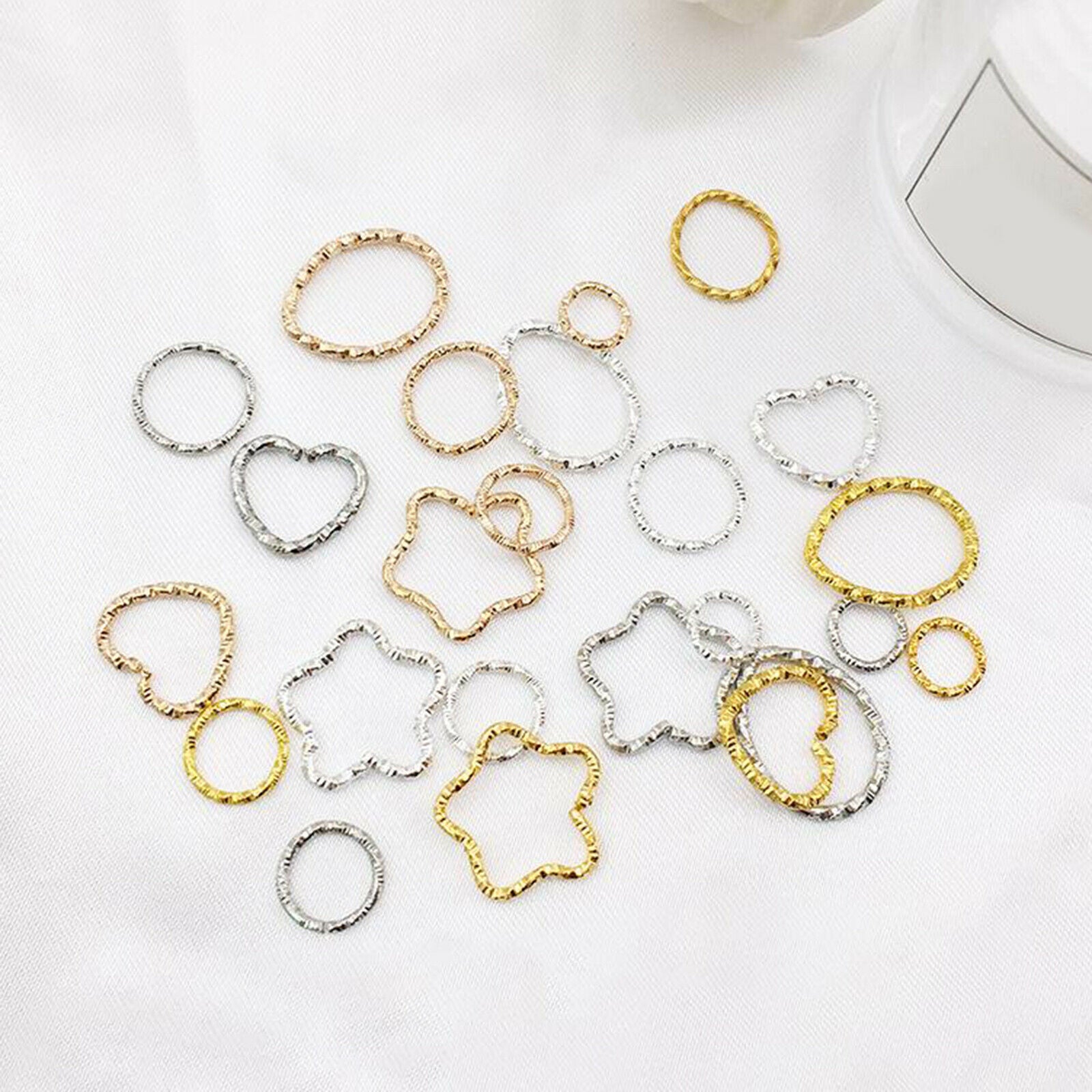 96pcs Alloy Earrings Pendants DIY Jewelry Making Charms Pendant Accessories