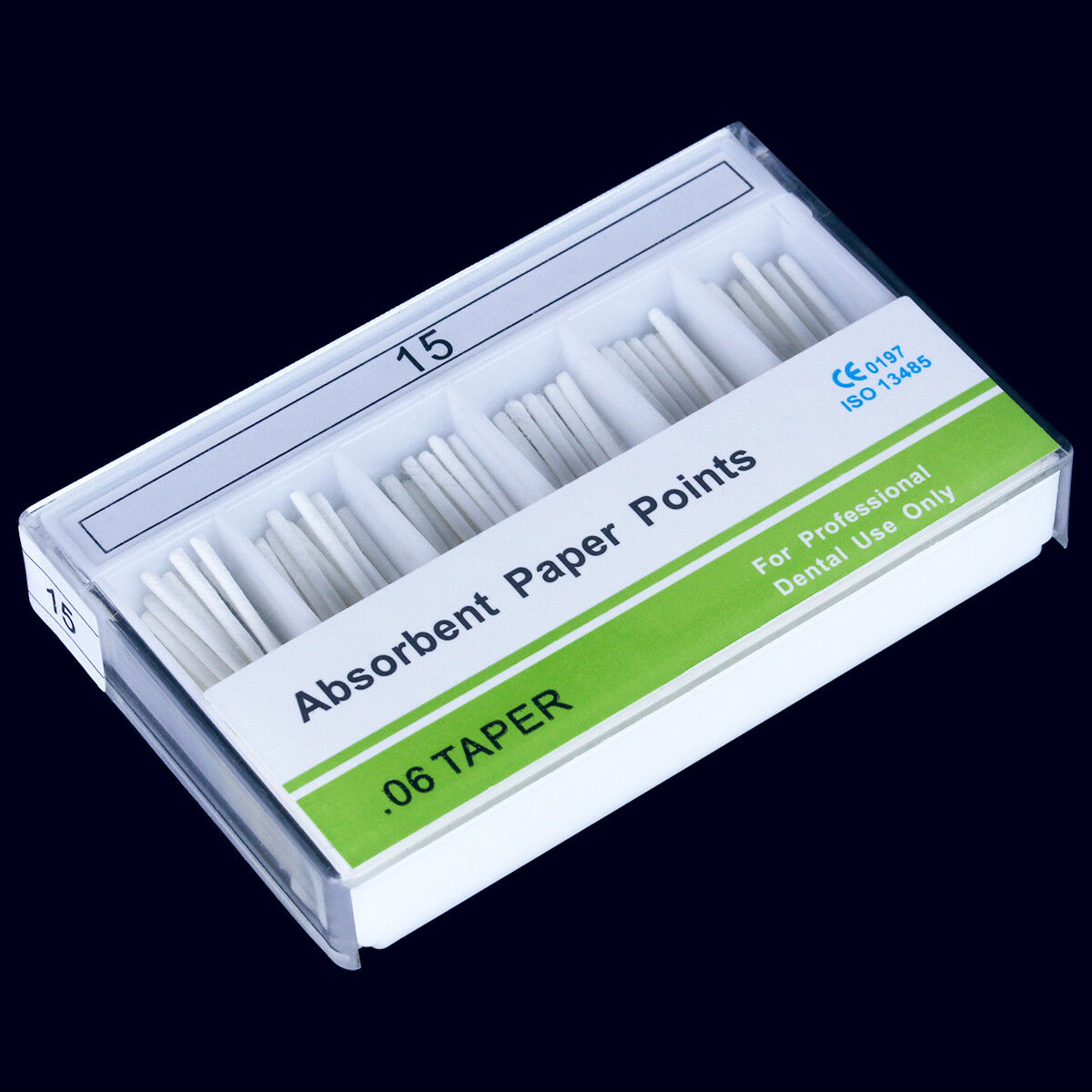10Boxes Dental Absorbent Paper Points Root Canal Endodontic 15# Taper 0.06 New