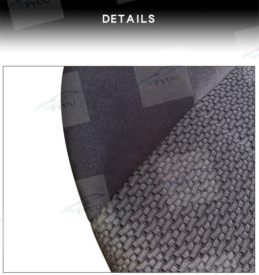 For Ford F150 2001-03 Driver Side Bottom Replacement Cloth Seat Cover Steel Gray