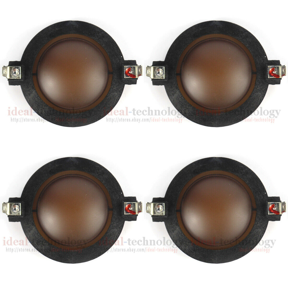 4pcs Diaphragm for B&C DE400-8 Driver, B&C MMD400, 44.4mm 8 Ohm