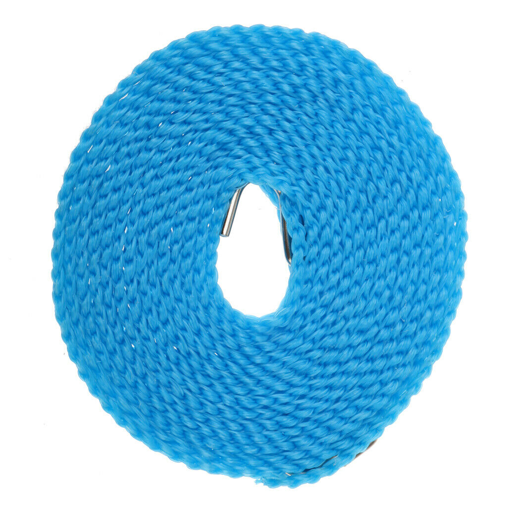 2 Pieces 16FT Travel Clothesline, Portable Windproof Anti-slip Clothes Line Rope