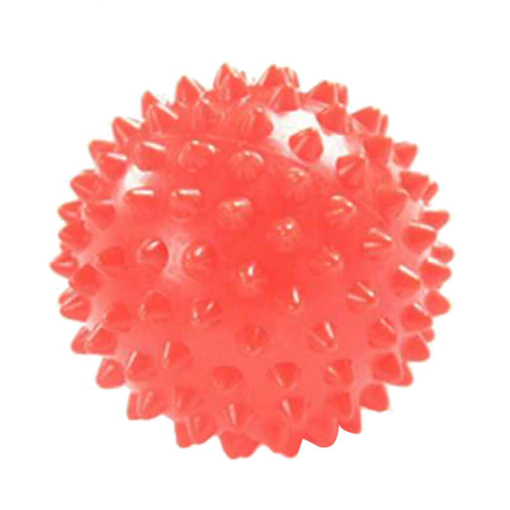 7 cm Orange Massage Ball Spiky Foot Care Hand Massager Back Muscle Roller Deep