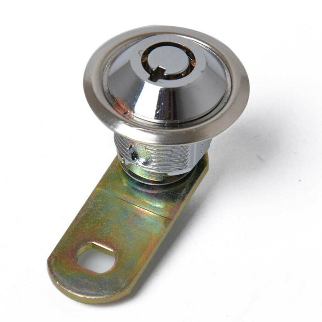 1-1/8 Tubular Cam Lock 180Deg &2Key Pull Drawer Cabinet Toolbox Replacement