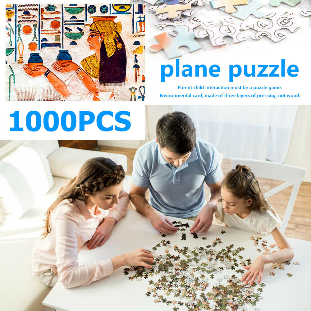 1000pcs DIY Women Paper Puzzle Educational Learning Assembling Jigsaw Toys @