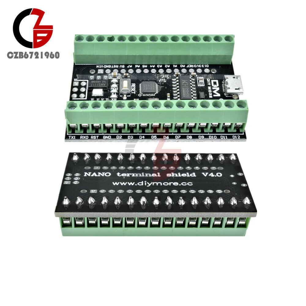 2 in 1 Atmega328P CH340 USB Driver & Nano V3.0 Terminal Adapter expansion Board