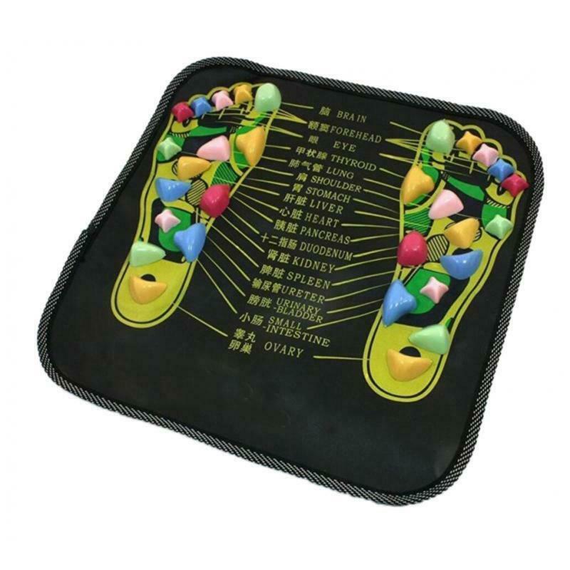 Foldable Foot Massager Mat Foot Leg Spa Cushion Massaging Carpet 34*34cm