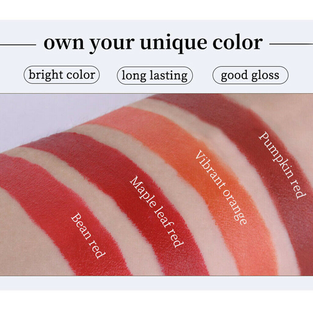 4 Colors Lipsticks Set Cigarette Design Non-sticky Moisturizing Lip Stick