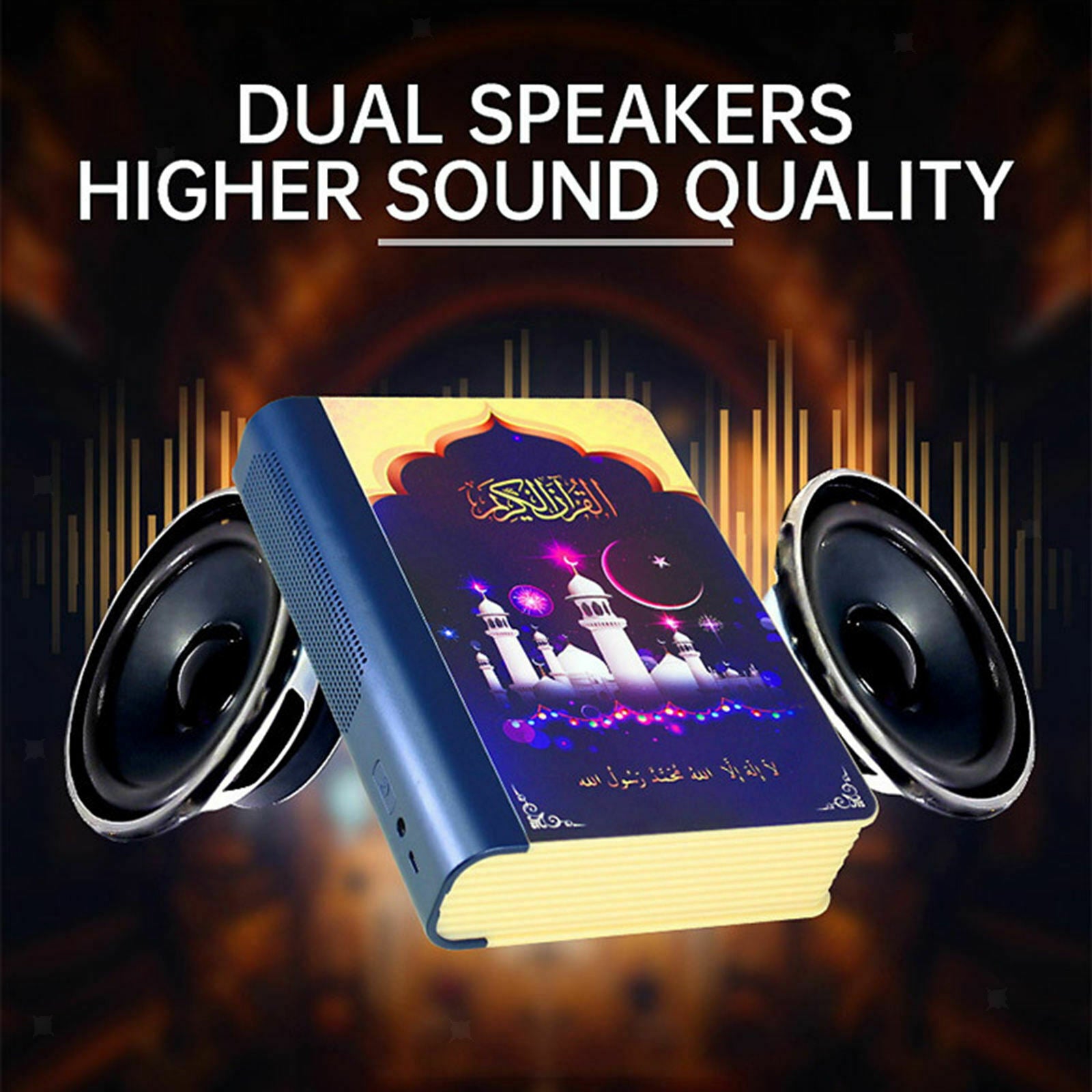 Portable 4.0 Bluetooth Wireless Quran Reader Rechargable LED Lamp Mosque