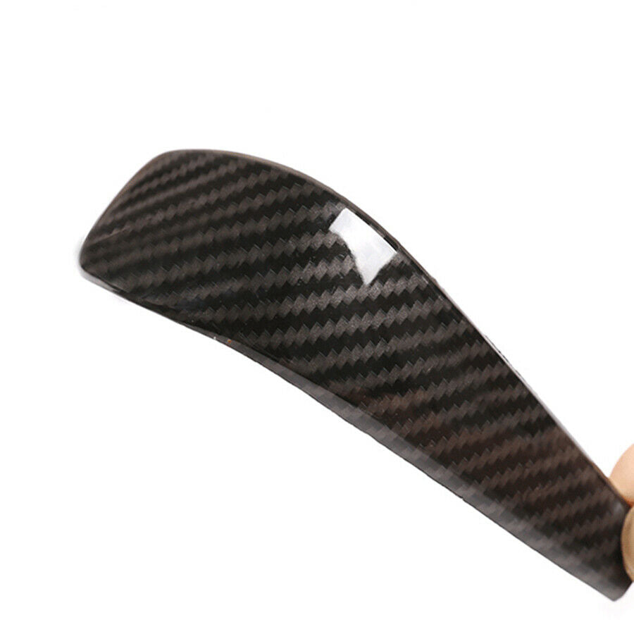 For BMW 3 Series E90 E91 E92 E93 Carbon Fiber Look Gear Shift Knob Head Cover x1