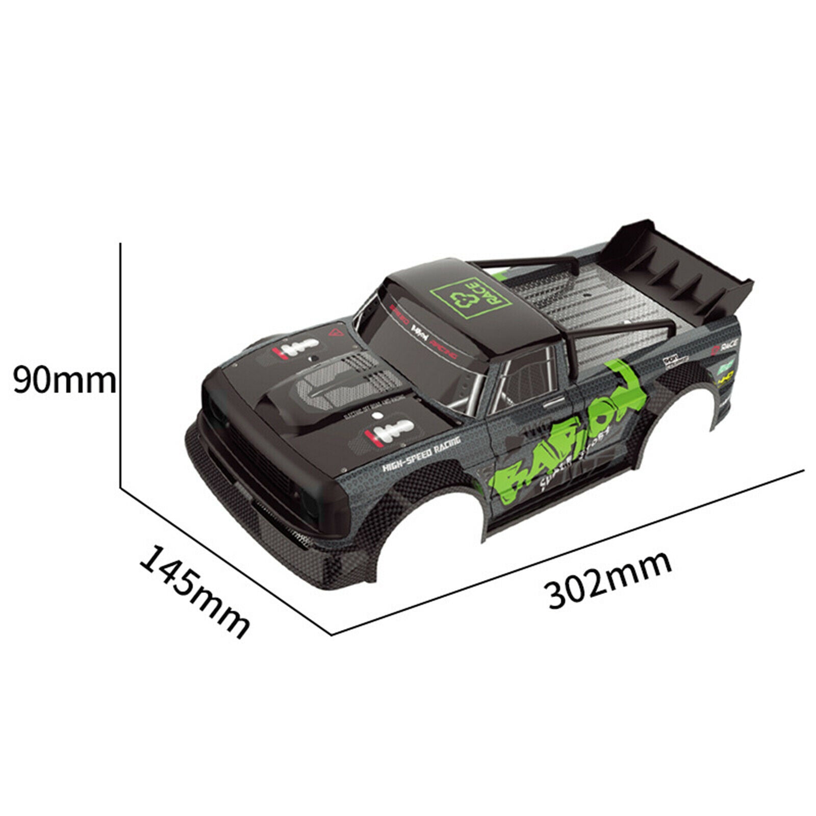 Body Shell Cover for SG-1603 1:16 Scale RC Rally Car DIY Upgrade Parts