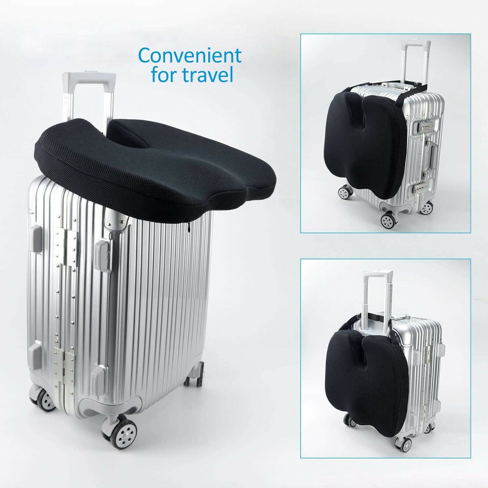 Desk Chair Seat Cushion Memory Foam Car Tailbone Relax Support Seat Pillow