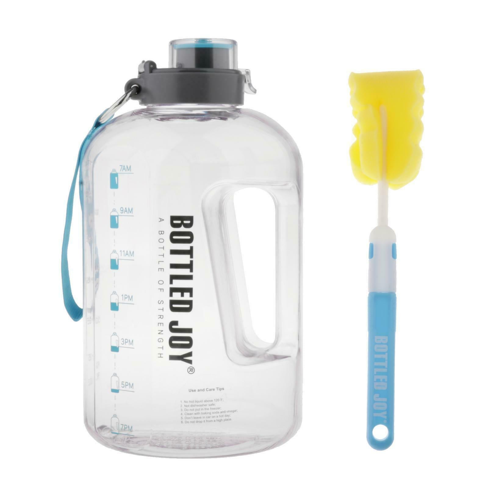 2X Large Water Bottle Transparent Drinking Water Kettle for Exercise Outdoor