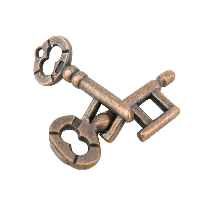 1 pc Brain Lock Key Teaser of Classic Metal Puzzle EQ IQ Test Toys for Children