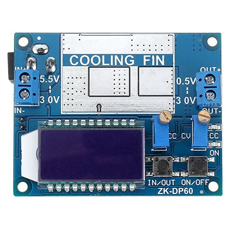 60W  Converter High-Power Adjustable Buck Power Supply Module LCD Display w D5D2