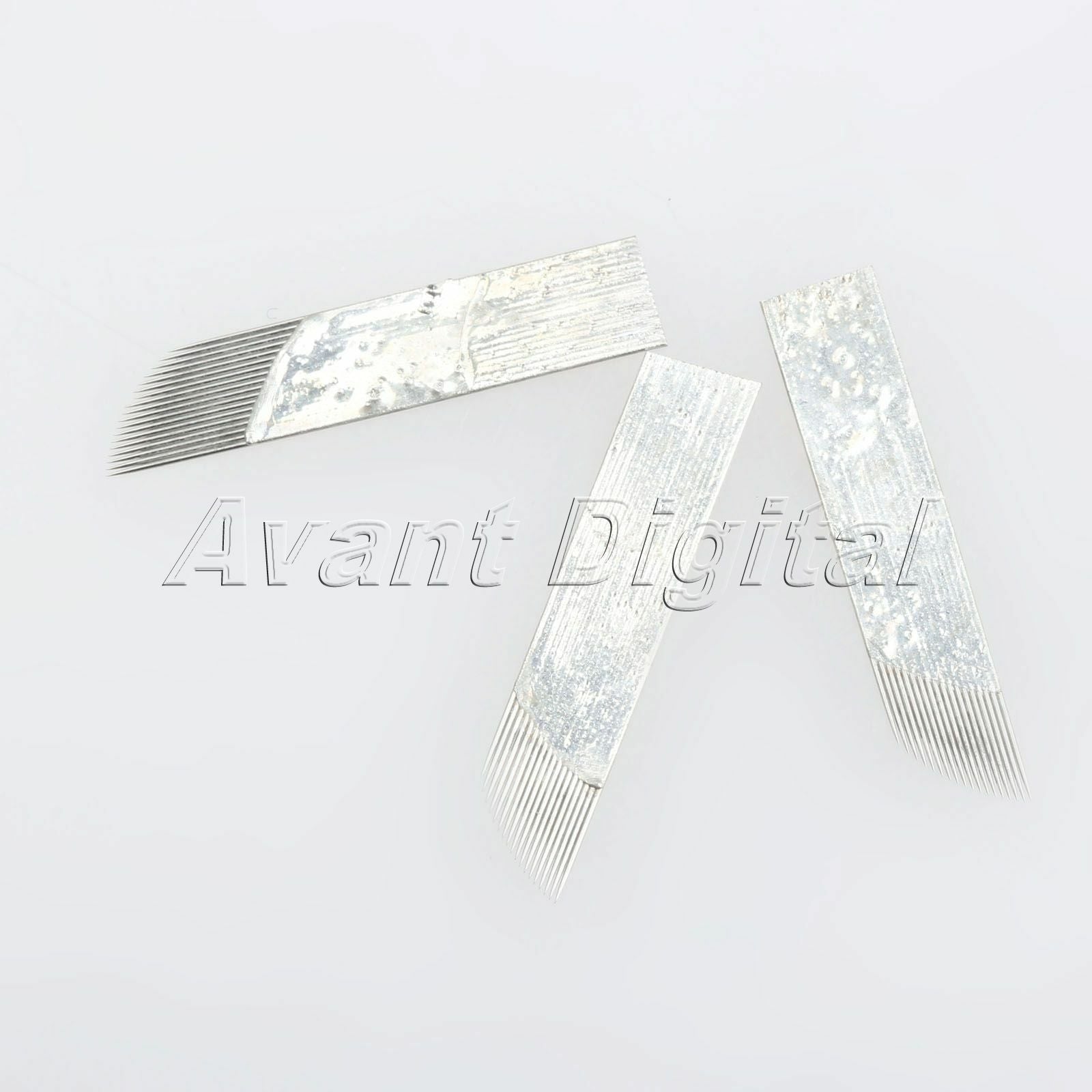 50 Needles Blades Lead-free Permanent Makeup Manual Eyebrow Tattoo Bevel