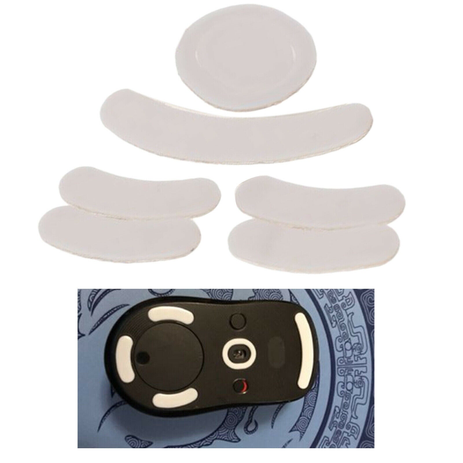 Rounded Curved Edges Mouse Feet Mouse Skates for Logitech G Pro Wireless
